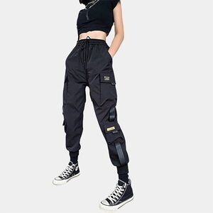[Cyber Techware] Black Cargo Tactical Pants